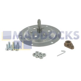 Kit de roulement d'arbre de tambour d'origine et authentique à rivets pour sèche-linge Ariston ALE, AS, ASL, Hotpoint VTD, Indesit IS, ISL