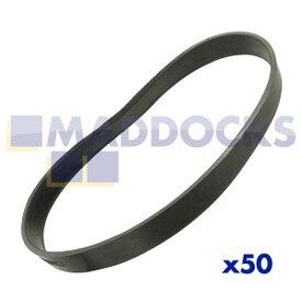 Compatible en vrac pour Vax V-025 & V-026 Type en vrac Poly-sac uni emballé 50x en vrac [équivalent à 25 paires] Courroies d'entraînement