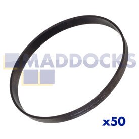 Compatible pour Vax 'Type 2' VS-10, Power 3, Power 4 Type Bulk Plain Polybag Emballé 50x en vrac [équivalent à 25 paires] Courroies d'entraînement