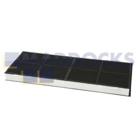 Filtre à charbon actif pour hotte aspirante BSH 'DHZ7301' d'origine (422 mm x 178 mm x 30 mm)
