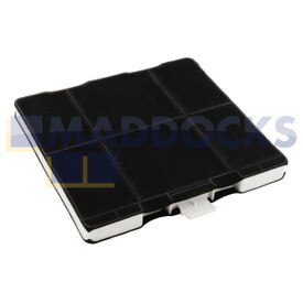 Filtre à charbon actif pour hotte aspirante compatible avec les séries Bosch Siemens DWB, DWA, DWK, DWW, LC, D, DIA, LF, I (DHZ5326)