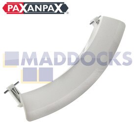 Compatible pour la poignée de porte de machine à laver en plastique blanc de la série WAS de Bosch