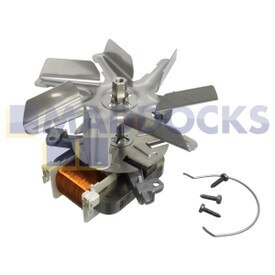 Kit d'assemblage et de fixations de moteur de ventilateur de four principal d'origine Bosch, Neff, Siemens (220 V-240 V)
