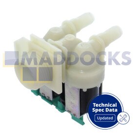 Compatible for Bosch Siemens Multi-Model Fitting Washing Machine Water Inlet Solenoid Valve