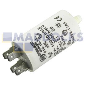 Condensateur authentique et d’origine Indesit (8uF / 8MFD, 450VAC)