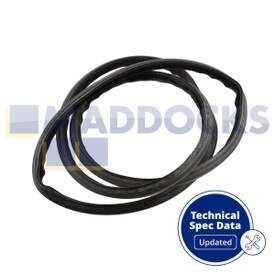Joint d'étanchéité de porte interne d'origine et authentique Beko D653W, DCG8621SI, DCG8621W, DV655S; Stoves, Belling, New World