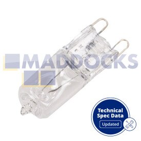 Genuine Original Stoves, Belling, New World Multi-Model Fitting G9 Type Bulb Lamp (42W, 240V)