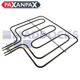 Résistance de grill à circuit double d'origine et authentique pour modèles Hoover Candy, Bush, Techwood, Proline, Logik, Valberg fabriquée par IRCA (1400 W et 1200 W)