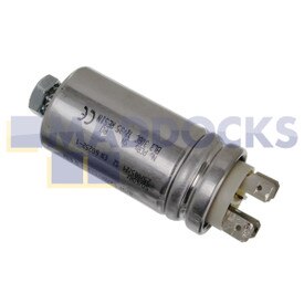 Véritable Original Crosslee White Knight Universal Metal 4-Tag Condensateur (8uF, 450VAC)