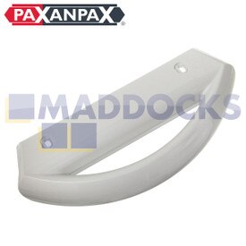 Compatible pour Electrolux Zanussi ZFU19SM, ZFU319EW, NDD9230 Type Poignée de porte de réfrigérateur en plastique blanc