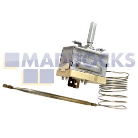 Genuine Original AEG EE, BE, BEE; Electrolux EOE, EOB, EOA, EOR, EOB, EKB; John Lewis JLBIOS600; Zanussi ZOG, ZOB, ZOU Series Oven Thermostat (304°C)