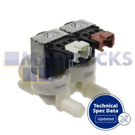 Compatible pour AEG, Electrolux, Zanussi Robinet d'entrée d'eau de machine à laver à raccords multi-modèles