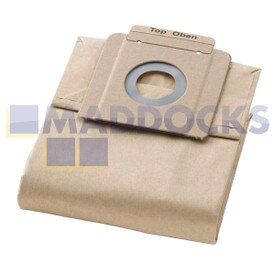 Sacs en papier de filtration d'origine Karcher T7/1, T9/1, T10/1 Series pour aspirateur "M Class" (lot de 10)