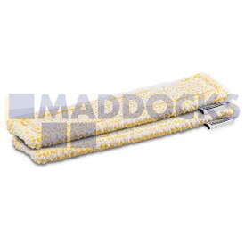 Chiffons d'essuyage en microfibre d'origine Karcher WV2 Plus, WV6 Plus, WVP10 Series d'intérieur 70 mm x 275 mm x 30 mm (lot de 2)