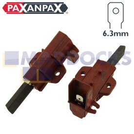 Balais de carbone '3ème modèle' compatible moteur Indesco/ICE (26 mm x 12,5 mm x 5 mm, Paquet de 2)