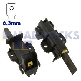 Balais de carbone d'origine et authentique 'Type L93MF7' pour moteur de type Arcelik (35 mm x 12 mm x 5 mm, Paquet de 2)