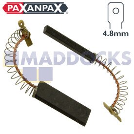 Balais de carbone compatibles moteur FHP/Ceset (48,5 mm x 17,4 mm x 10 mm, Paquet de 2)