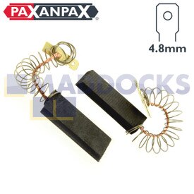 Balais de carbone d'équipementier laminés multi-modèles compatibles Bosch, Neff, Siemens (36 mm x 12 mm x 5 mm, Paquet de 2)