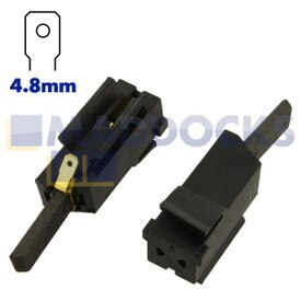 Balais de carbone pour moteur GEC/GDA d'origine et authentique non laminés (25 mm x 9 mm x 4 mm, Paquet de 2)