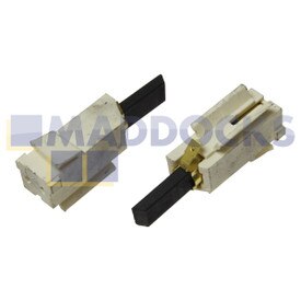 Balais de carbone d'origine et authentique pour moteur de type GEC/GDA (25 mm x 9 mm x 4 mm, Paquet de 2)