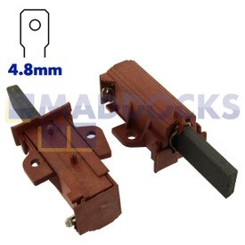 Balais de carbone compatibles avec moteur Sole (27 mm x 12 mm x 5 mm, Paquet de 2)