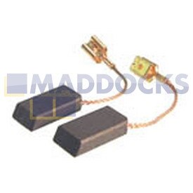 Balais de carbone de type SD22PB compatibles avec les moteurs Hoover (25 mm x 12,5 mm x 5 mm, Paquet de 2)