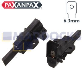 Balais de carbone compatible avec moteur Welling Type 31 (40 W, 4,0 A, 27 mm x 12 mm x 5 mm, Paquet de 2)