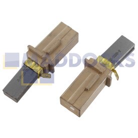 Balais de carbone pour commutateurs 3,40 cm à 28 barres d'origine et authentique fabriqués par Ametek Lamb pour les moteurs 220-240 V de 18,30 cm (833450-53, 26 mm x 14 mm x 8 mm, Paquet de 2)