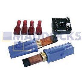 Kit de conversion de balais de carbone d'origine et authentique fabriqués par Ametek Lamb pour les moteurs 400 Hz (815737, 28 mm x 11 mm x 6,5 mm, Paquet de 2)