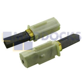 Balais de carbone pour commutateurs 3,23 cm à 22 barres d'origine et authentique fabriqués par Ametek Lamb pour les moteurs 220-240 V de 14,47 cm (833423-62, 30 mm x 11 mm x 8 mm, Paquet de 2)