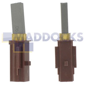 Balais de carbone d'origine et authentique fabriqués par Ametek CZ (43/6,3 X73, 33461-1, 28 mm x 11 mm x 6 mm, Paquet de 2)