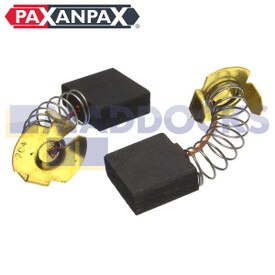 Compatible pour les balais de charbon de moteur d'outil électrique de type Makita CB204 (7 mm x 18 mm x 16 mm, paquet de 2)
