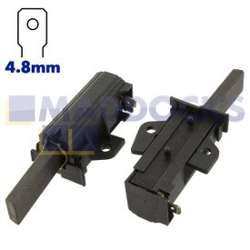 Balais de carbone compatibles avec moteurs Sole (28 mm x 12 mm x 5 mm, Paquet de 2)