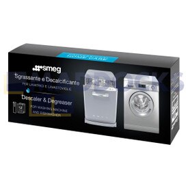 Genuine Original Smeg Professional Home Care 'SGRASSANTE' Washing Machine and Dishwasher Descaler & Degreaser (Pack of 12)
