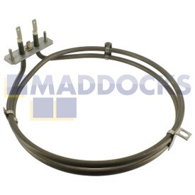 Résistance de four à ventilation authentique et d’origine, compatible avec les séries EGO Servis ; Belling XOU176/7, 251/2, 270 ; Proline ; Scandinova (2000 W)
