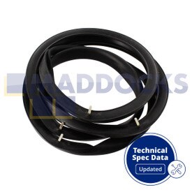 Joint d'étanchéité de porte principale d'origine et authentique pour modèles Beko D, DC, SC524X, Belling Country 100F, Flavel P5PDS, ML10FRS, CA10FRS