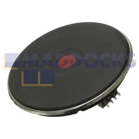 Plaque chauffante solide d'origine Beko SP50X, OSF22110X, BSF211SX, HDCE32200X de type point rouge rapide (180mm, 2000S, 230V)
