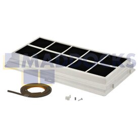 Kit de filtre de carbone (DSZ11AF) d'origine et authentique pour modèles BSH Bosch DHE645MGB, DWEPI1AGR, DHE635BGB, DHE645MGB, LE1TIE1GB, LE1TIE2GB, LE1TIE3GB