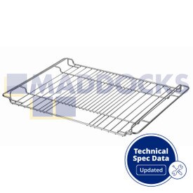Grille d'origine et authentique multi-modèles pour bac-grill émaillé 14-BS-214 Bosch, Neff, Siemens