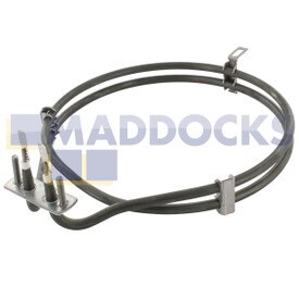 Résistance de four à ventilation d'origine et authentique pour modèles AEG, Blomberg, Brandt, Homark, DeDietrich, Ocean, White Westinghouse, Proline EF7000 (2000 W)