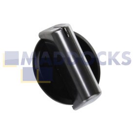 Compatible pour Baumatic AS26, AS9.1AL, B26SS, B40, B41, B72, B77, B78, CAS30004 Bouton de commande de four noir/argent