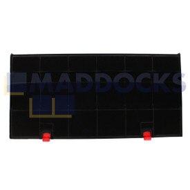 Filtre de carbone compatible Elica modèle 150 (435 mm x 216 mm x 28 mm, Paquet de 1)