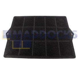 Filtre de carbone Elica modèle 160 distribué par Indesit (290 mm x 230 mm x 39 mm, Paquet de 1)