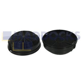 Filtres universels pour hotte à charbon Elica 'Type 47' (150 mm x 50 mm, lot de 2)
