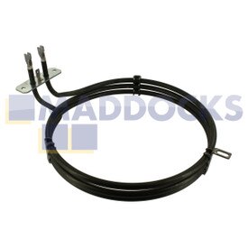 Résistance de four à ventilation 3 tours compatible avec les séries Electrolux EOQ105XS, Tricity Bendix ; Zanussi ZBQ965W, ZBF360X, ZBF660X (2000 W)