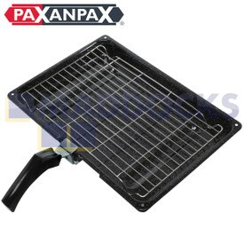Assemblage complet de poêle à griller universelle de type Indesit (380 mm x 280 mm)