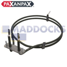 Résistance de four à ventilation compatible avec les modèles Hygena, Diplomat, Schreiber APL3311-3421-3811-4310, SCH3341-4340-4440, Baumatic, Belling, Gorenje (2200 W)