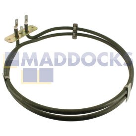Résistance de four à ventilation d’origine et authentique pour modèles Hygena, Diplomat ADP3553, ADP3550, ADP3552, ADP3554 (2100 W)
