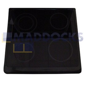 Plaque de cuisson de type céramique d'origine et authentique Indesit Hotpoint EW74K, C367EKH, HAE60K, HUE61K