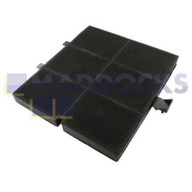 Filtre de carbone au carbone compatible BSH Bosch DHZ5205(00), DKE, HBN7050GB/01 ; Neff D9, T2346N1/01, T2754N0/01, T29R8N0/01, U1722N0GB/03 ; Siemens LC47, HB131550B/02 (Paquet de 1)